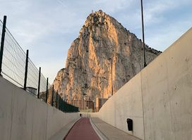 Scenic shot of the Rock