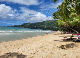Beach at Berjaya Beau Vallon Hotel