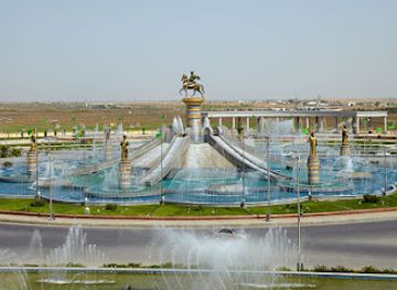 turkmenistan/ashgabat/attraction/ashgabat-fountain
