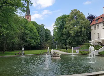 Fontanna Ryba z dzieckiem w Olsztynie