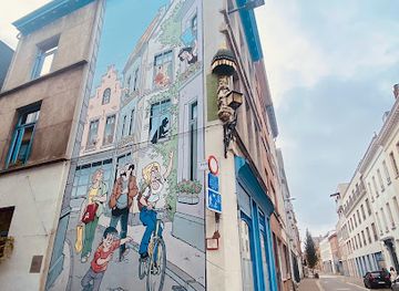 belgium/antwerp/attraction/kiekeboe-stripmuur