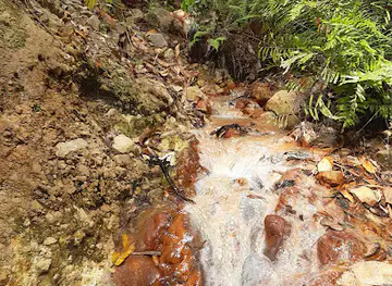 Sulphur Pool and Waterfall