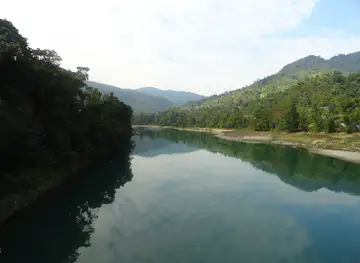 Bamboo suspension Bridge - Daporijo, Subansiri District, Arunachal Pradesh, India