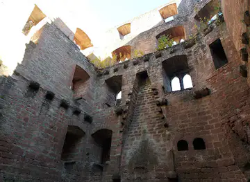 Castle ruins Frankenstein