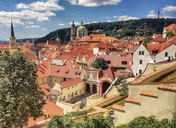 Gardens below Prague Castle