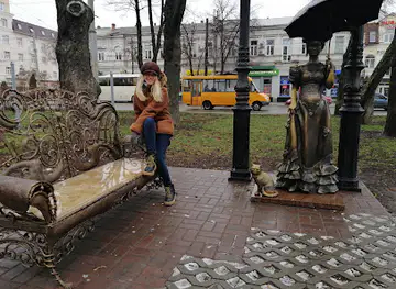 Girl with umbrella