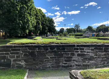 Memorial park with St. Olav's Monastery and St. Hallvard's Cathedral