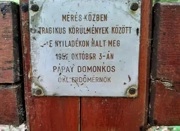 Pápay Domonkos-emlékkereszt