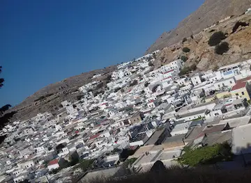 Aufgang zur Akropolis von Lindos