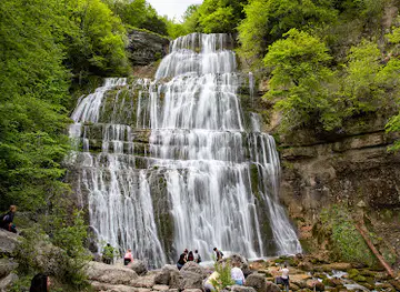 The Hérisson waterfalls