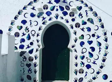 Asilah city castle and overlooking the sea and the ancient city