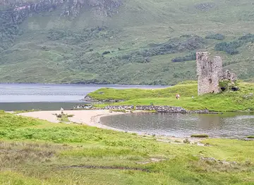 Ardvreck Castle Waterfall