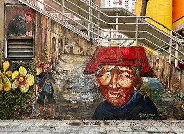 Kreta Ayer link wall painting