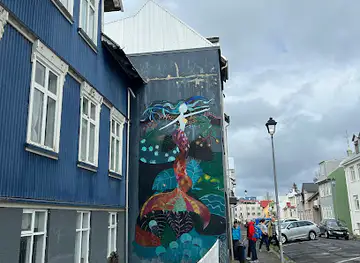 Mermaid mural