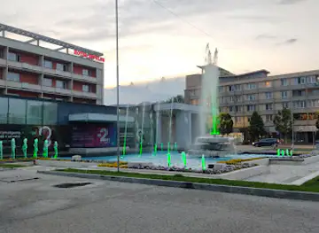Fântâna arteziană cu lumini si muzica