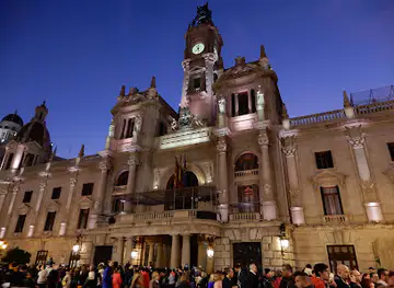 Balcón del Ayuntamiento de Valencia
