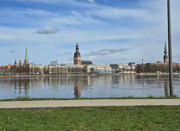 Latvian flagpole