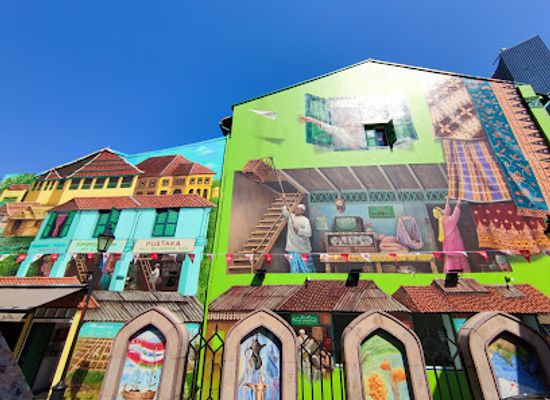 singapore/bugis/attraction/murals-muscat-street