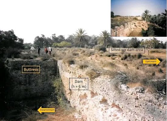 libya/leptis-magna/attraction/the-ancient-dam-and-wall-of-leptis-magna