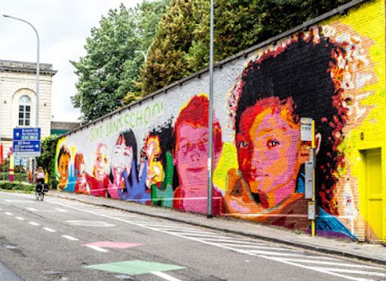 belgium/leuven/attraction/muurschildering-brusselsestraat