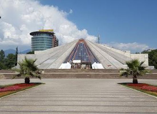 albania/kruje/attraction/pyramid-of-tirana