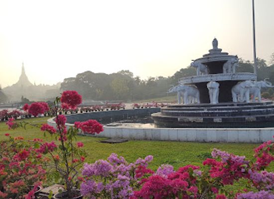 myanmar-burma/yangon/sanchaung/attraction/elephant-fountain
