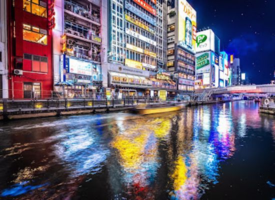 japan/osaka/namba/attraction/tombori-river-walk