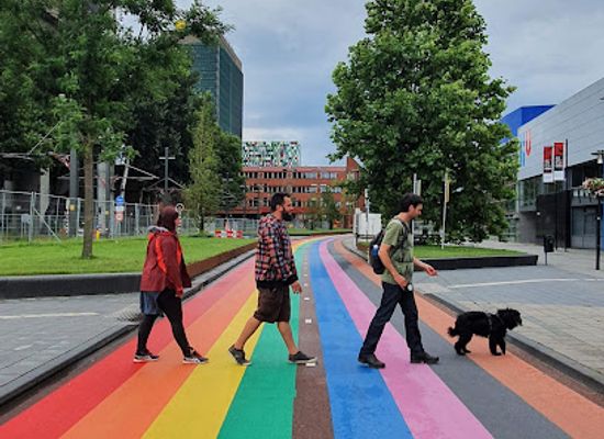 netherlands/achterhoek/attraction/rainbow-bike-path-utrecht-science-park