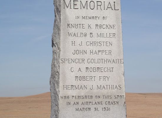kansas/bluestem-pasture/attraction/knute-rockne-memorial