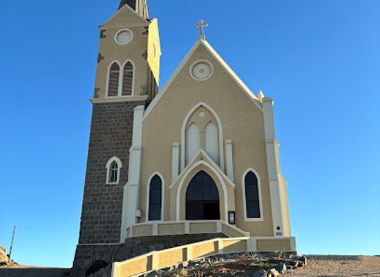 namibia/luderitzland/attraction/felsenkirche