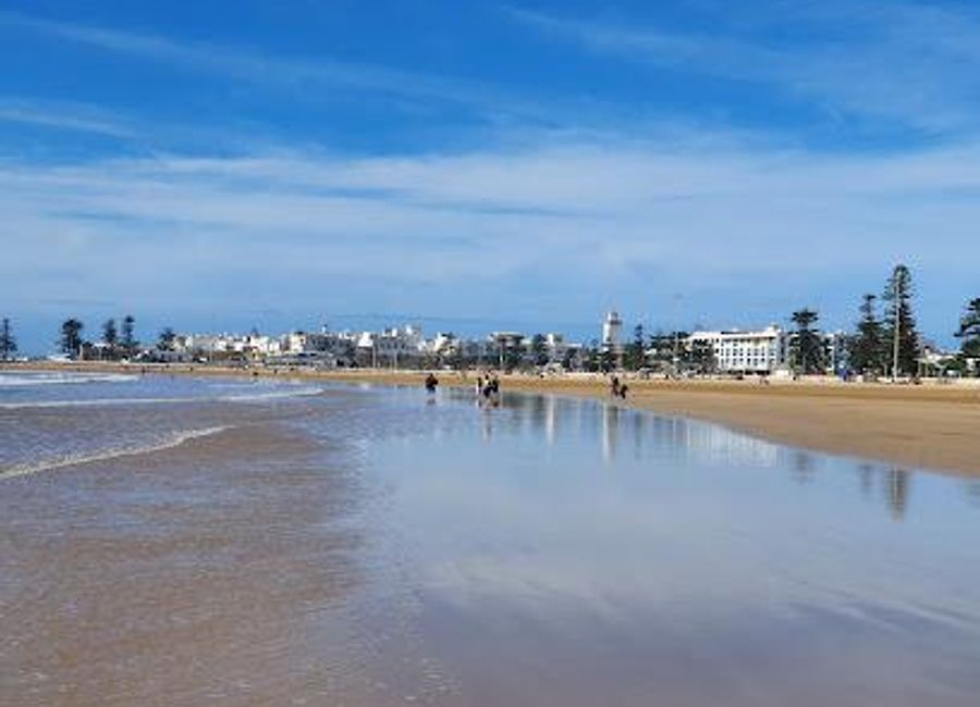 Experience the captivating beauty of Essaouira's Plage d'Essaouira, where sandy shores meet rich Moroccan culture and vibrant local life.