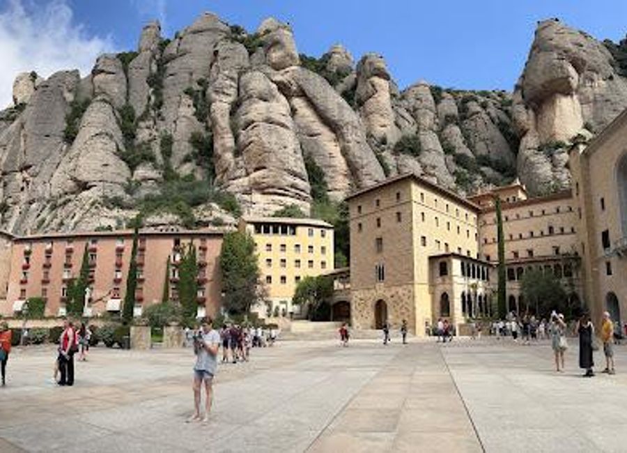 Experience the spiritual and natural beauty of Santa Maria de Montserrat Abbey, an iconic Catalan monastery set in stunning mountain scenery.