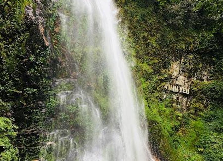 Explore the breathtaking Love Waterfall in Lai Chau, Vietnam, where nature's beauty meets serenity in a stunning display of cascading waters.