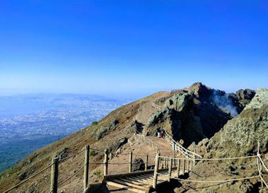 Discover Vesuvius National Park, a stunning blend of nature and history near Naples, featuring hiking trails and breathtaking views of the iconic volcano.