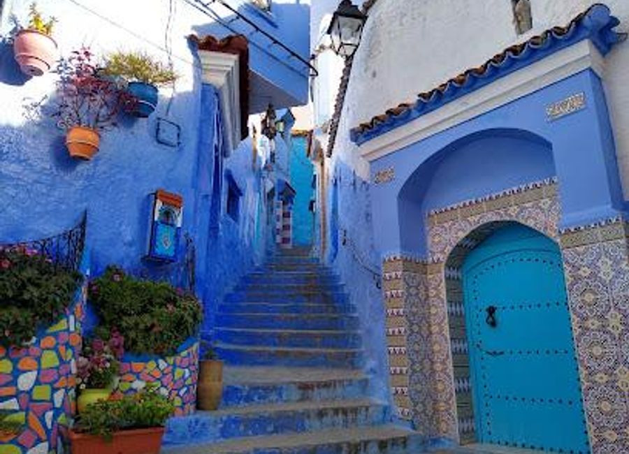 Experience the breathtaking views and vibrant charm of Sidi Bouchouka in Chefchaouen, a must-visit photo spot in Morocco's picturesque Blue City.