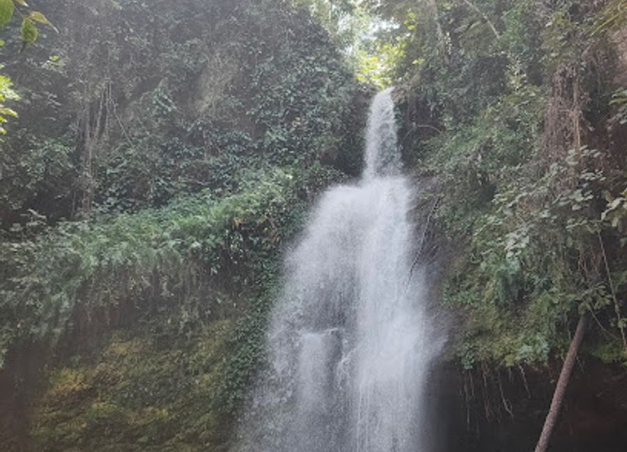 Experience the breathtaking Gbadzeme Ayafie Waterfall in Amedzofe, Ghana - a perfect blend of adventure and tranquility amidst stunning natural landscapes.