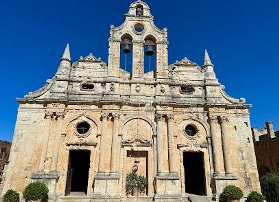 Discover the serene beauty and historical significance of Arkadi Monastery, a must-visit site in Crete for culture and history enthusiasts.