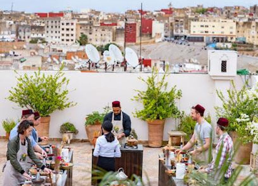 Experience the rich flavors of Morocco at Fez Cooking School, where cooking becomes a delightful journey through culture and tradition.