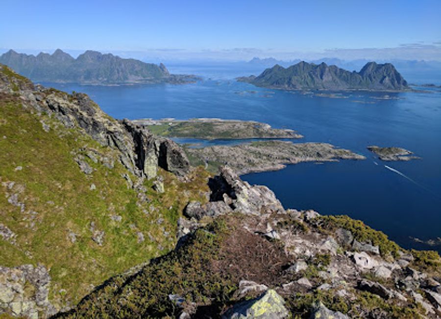 Experience the breathtaking beauty and adventure of Svolværgeita, a premier hiking destination in Norway's stunning Lofoten Islands.