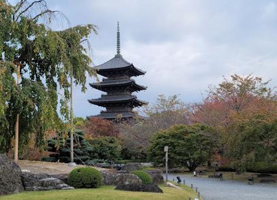 Explore the breathtaking Tōji Temple, a UNESCO World Heritage site in Kyoto, featuring Japan's tallest wooden pagoda and serene gardens.