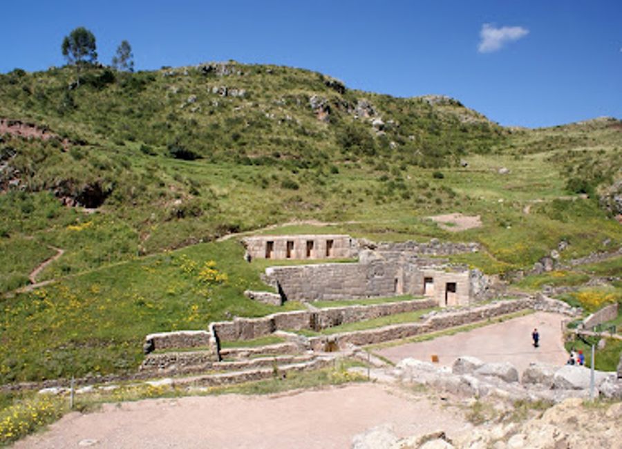 Discover the enchanting Tambomachay, the Incan water temple showcasing advanced aqueducts and stunning terraced landscapes near Cusco, Peru.