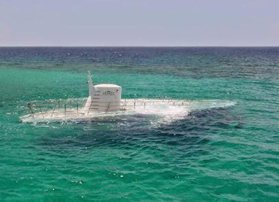 Explore Barbados' underwater world in a real submarine! Dive to 150ft, see colorful reefs, tropical fish & a shipwreck. An unforgettable adventure!