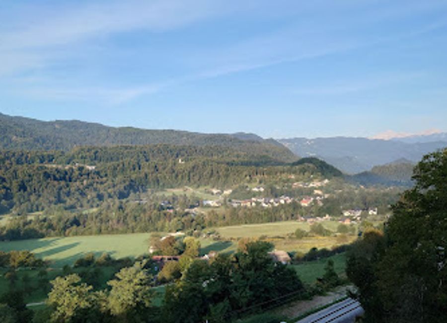 Experience the stunning beauty of the Sava Valley and Triglav Viewpoint, a top tourist attraction in Slovenia showcasing majestic mountain views.