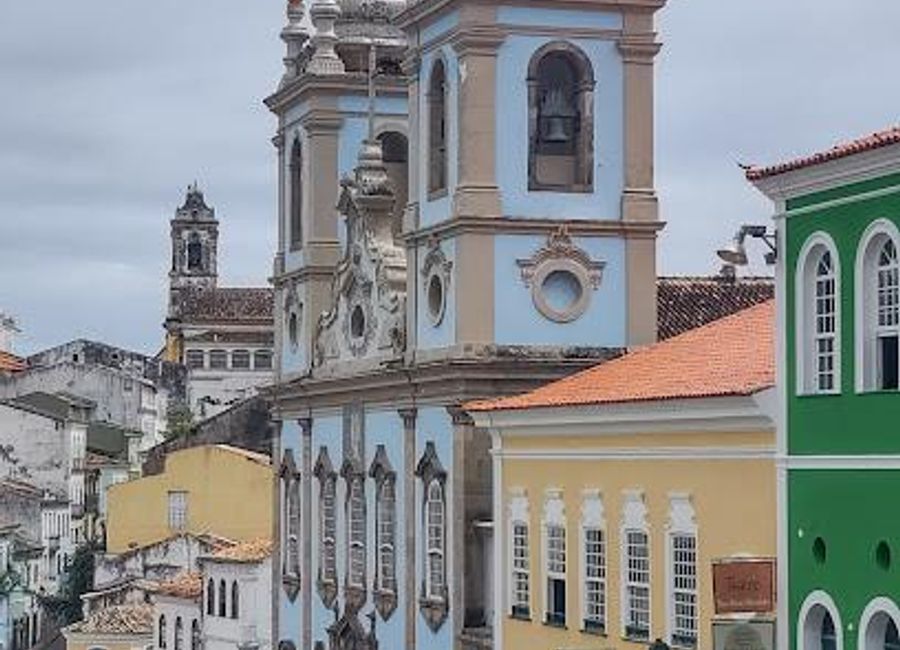 Discover the rich history and vibrant culture at the Church of Our Lady of the Rosary of the Black People in Salvador's historic Pelourinho district.