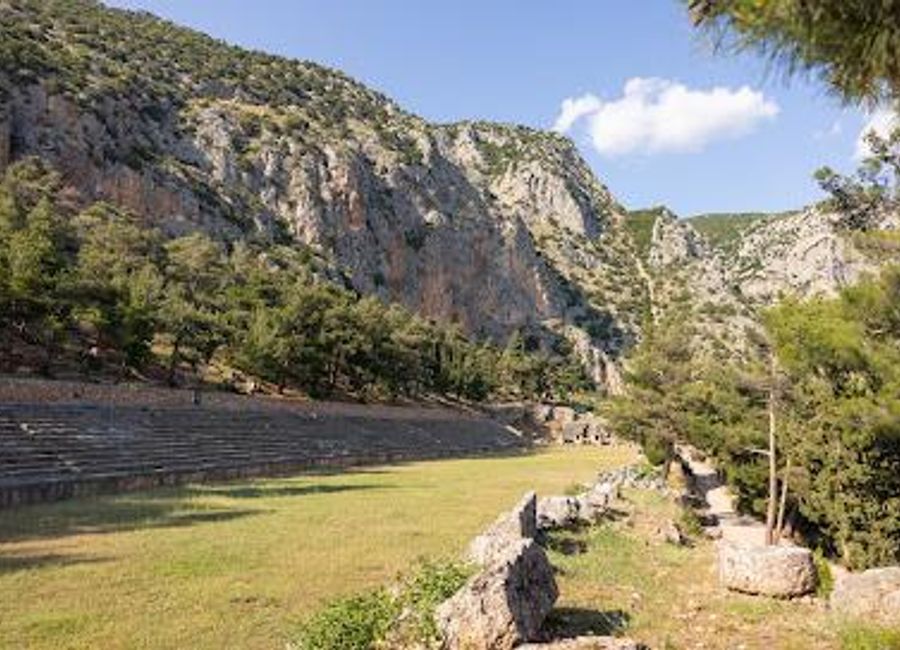 Explore the Ancient Stadium of Delphi, a remarkable historical landmark in Greece, and immerse yourself in the legacy of ancient athletic competitions.