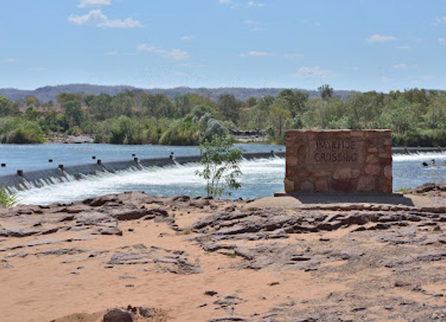 Explore the stunning Ivanhoe Crossing in Kununurra, Western Australia - a breathtaking bridge offering picturesque views and rich wildlife experiences.