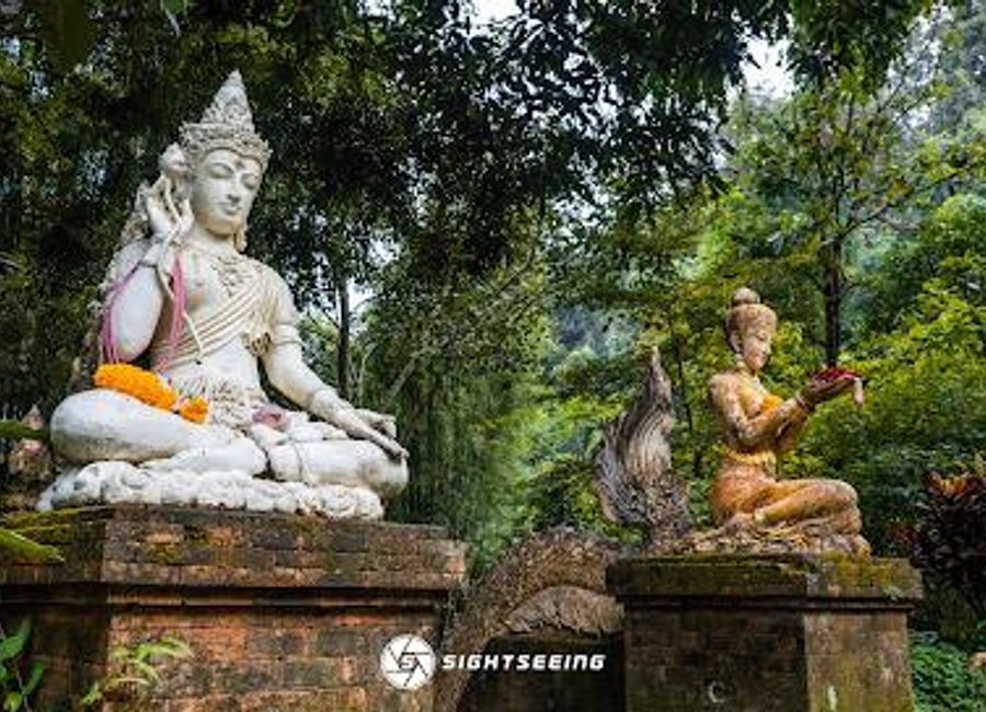 Discover tranquility and stunning architecture at Wat Pha Lat, a hidden Buddhist temple in the hills of Chiang Mai, Thailand.