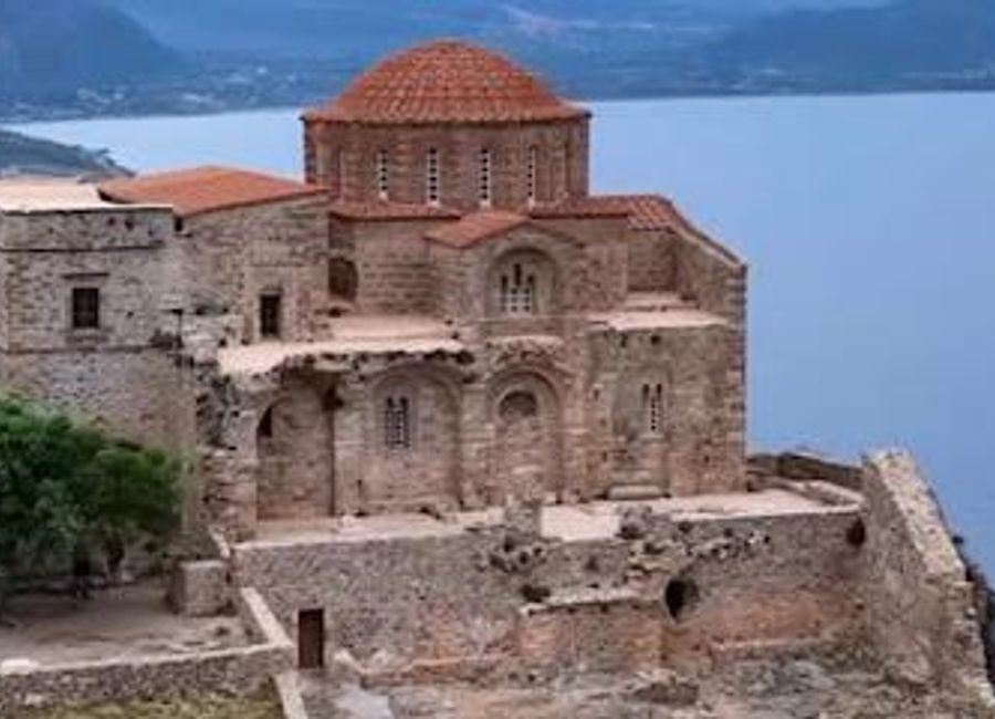 Discover the Holy Church of Hagia Sophia in Monemvasia, a stunning Byzantine masterpiece with breathtaking views and rich historical significance.