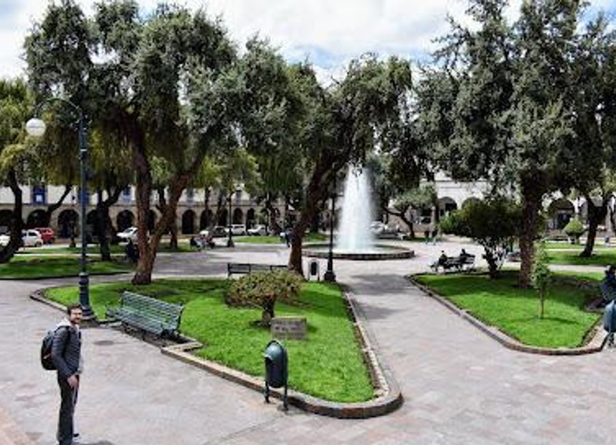 Explore the vibrant Plaza Regocijo in Cusco, Peru, a stunning blend of culture, history, and leisure in the heart of the city.