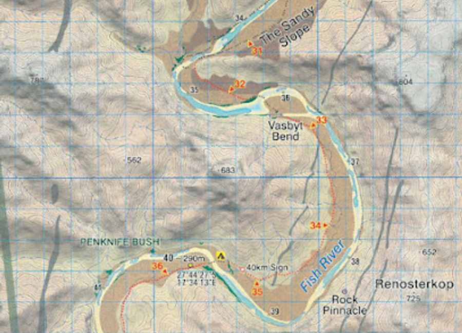 Explore the stunning trails and breathtaking views of Vasbyt Bend, a must-visit hiking area in Namibia's beautiful landscapes.